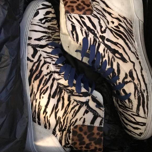 Saint Laurent Other - YSL Zebra leopard print Sneaker Size 44 (Barney’s)